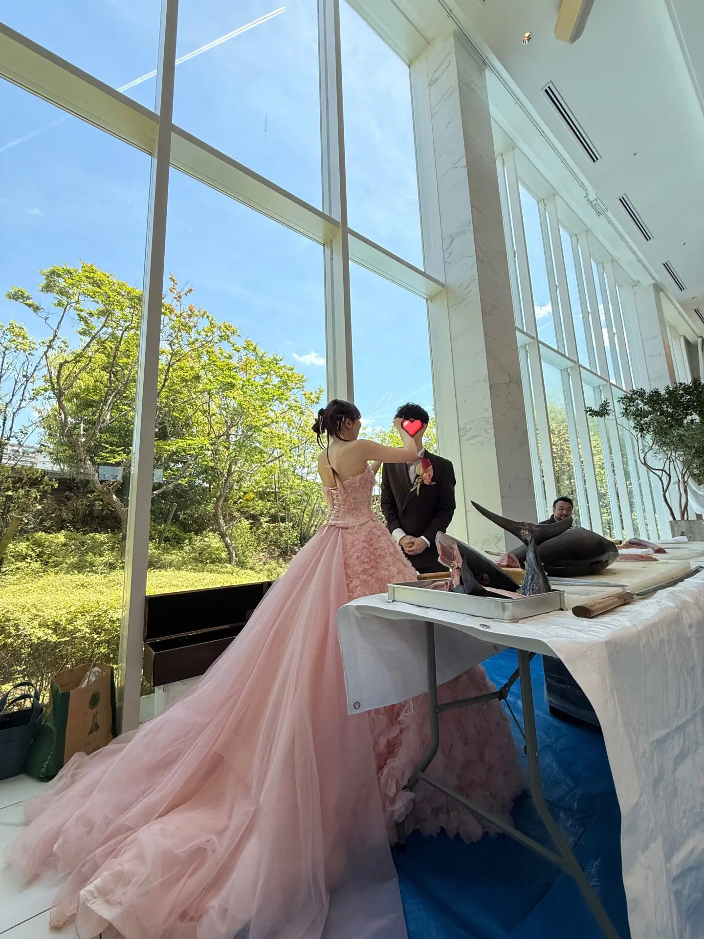 K様 御結婚披露宴 ｜ さんりつ水産｜愛知・名古屋でまぐろの解体ショー 
